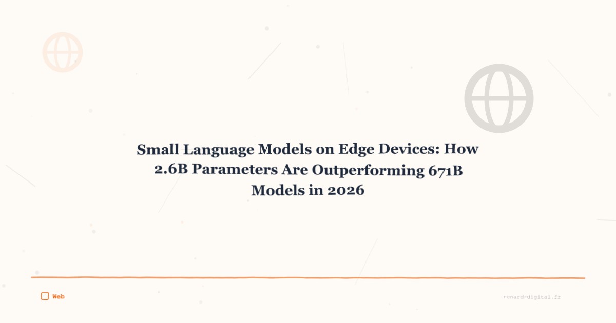small language models edge devices 2026
